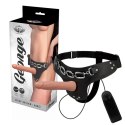 Harness Attraction George 19 cm - Zestaw Pasow z Wibrującym Modelem TPR