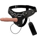 Harness Attraction George 19 cm - Zestaw Pasow z Wibrującym Modelem TPR