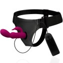 Harness Attraction Vincent - Pas z systemem paskow i masażer 15x4 cm
