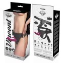 Harness Attraction Vincent - Pas z systemem paskow i masażer 15x4 cm