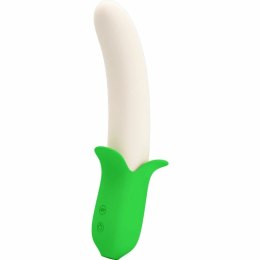 PRETTY LOVE Banana Knight silikonowy model 7 trybow wibracji zielony