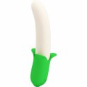 PRETTY LOVE Banana Knight silikonowy model 7 trybow wibracji zielony