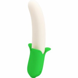 PRETTY LOVE Banana Knight silikonowy model 7 trybow wibracji zielony