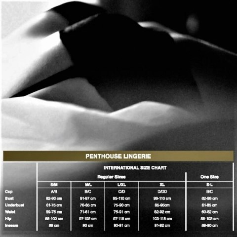 Penthouse Era Kwitnącej Body XL kwiatowy wzor bez plastiku