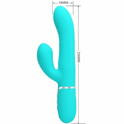 Pretty Love Aqua Green wielofunkcyjny masażer punktu G USB