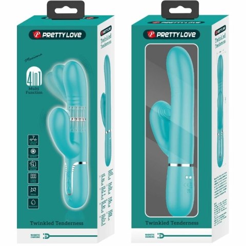 Pretty Love Aqua Green wielofunkcyjny masażer punktu G USB