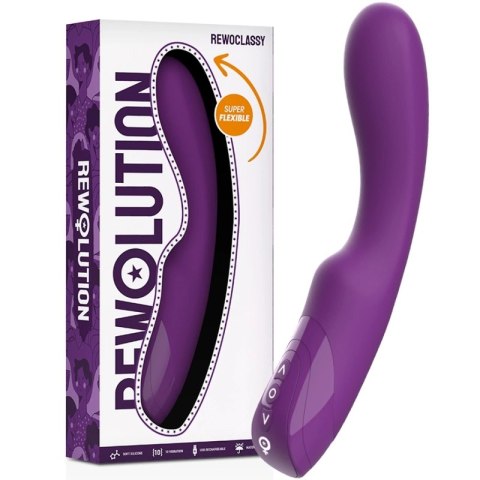 Rewolution REWOCLASSY elastyczny masażer punktowy, silikon, 21 cm
