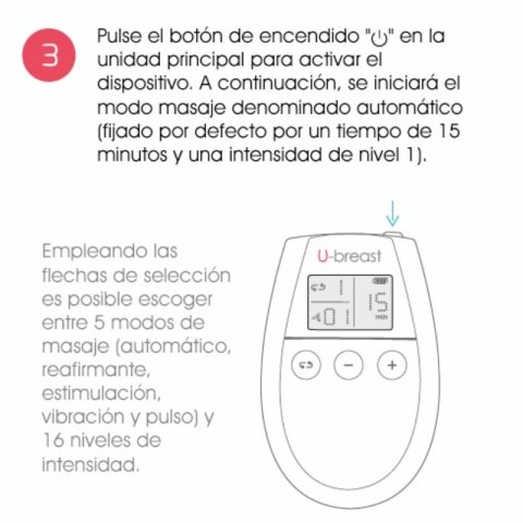 500 Cosmetics U-Breast elektrostymulator do modelowania biustu 250ml