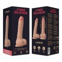 Cyber Silicock Connor uprząż z płynnego silikonu + 3 pierścienie 20,5 cm