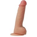 CyberSilicock Ansel - Uprząż z 3 pierścieniami i model silikonowy 15,5 cm