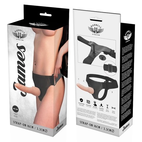 Harness Attraction James 16 cm system wymiennych akcesoriow czarny