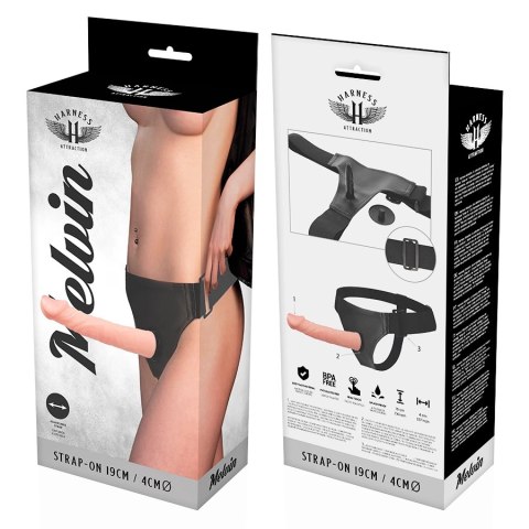 Harness Attraction Melvin Flesh 19 cm - Uprząż z wymiennym modułem