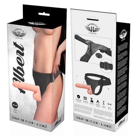 Harness Attraction RNES Albert system uprzęży 17,5 cm x 4,3 cm czarny