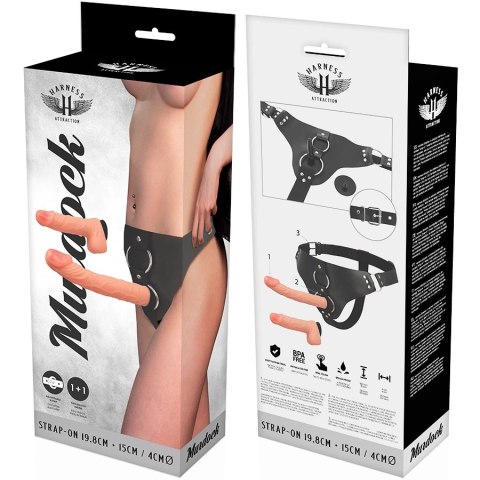 Harness Attraction RNES Murdock zestaw uprzęży 2 anatomiczne wkłady 19,8/15cm