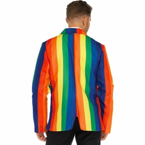 Leg Avenue Marynarka Rainbow S + Krawat - Tęczowy Zestaw Imprezowy