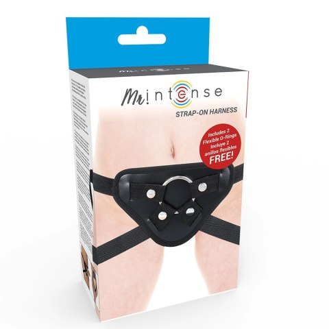 MR Intense Pasek na uprząż uniwersalny z elastycznymi pierścieniami