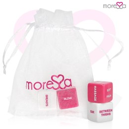 Moressa English Dice Game - Zestaw Akcji i Lokalizacji, z Etui, 2 cm