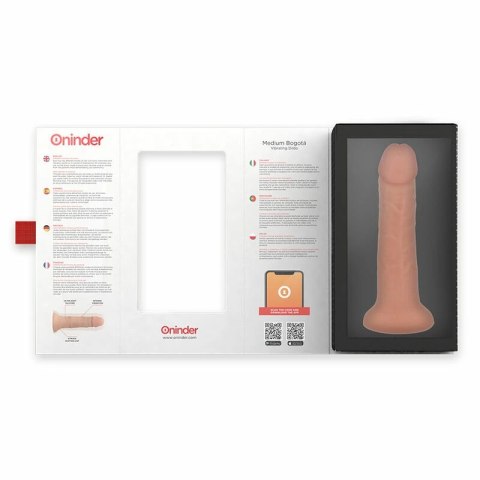 ONINDER Bogota Wibrator Silikonowy Średni 9 Trybow 20cm Naturalny APP