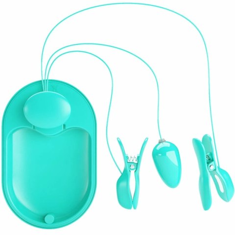 Pretty Love Zaciski do Elektrostymulacji Niebieskie USB 12 Trybow