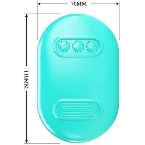 Pretty Love Zaciski do Elektrostymulacji Niebieskie USB 12 Trybow