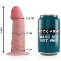 RockArmy Tiger 14 cm - system intymny z uprzężą, dwuwarstwowy TPE