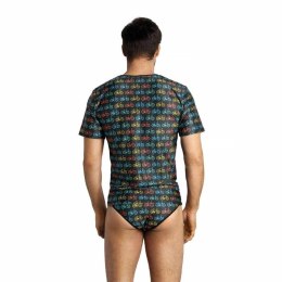 ANAIS MEN Benito T-shirt M czarny - elastyczny podkoszulek męski