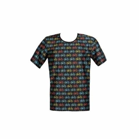 ANAIS MEN Benito T-shirt M czarny - elastyczny podkoszulek męski