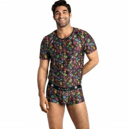 ANAIS MEN Meksyk T-shirt M kwiatowy wzor transparentny