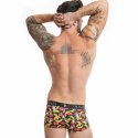 Anais Men Bokserki Bananowe S - Lycra, Sportowy Kroj, Bananowy Wzor