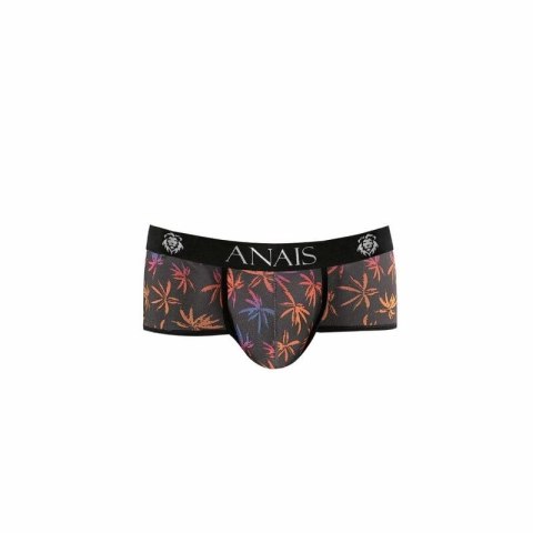 Anais Men CHILL Bokserki S Czarne z Kolorowym Nadrukiem Sportowy Kroj