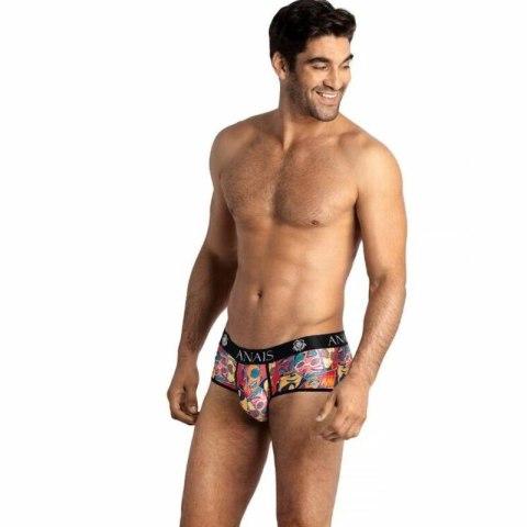 Anais Men Komiks Short L - Sportowe Bokserki z Kolorowym Printem