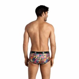 Anais Men Komiks Short L - Sportowe Bokserki z Kolorowym Printem