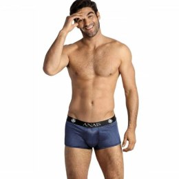 Anais Men Naval Boxer S - sportowe bokserki, czarno-granatowe paski