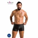 Passion 049 Spodenki damskie krotkie matowe czarne L/XL