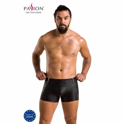 Passion 049 Spodenki damskie krotkie matowe czarne L/XL