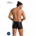 Passion 049 Spodenki damskie krotkie matowe czarne L/XL