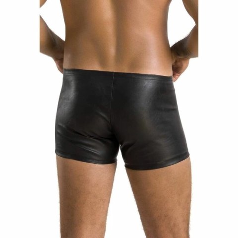 Passion 049 Spodenki damskie krotkie matowe czarne L/XL