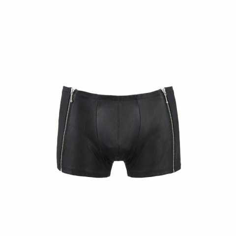 Passion 049 Spodenki damskie krotkie matowe czarne L/XL