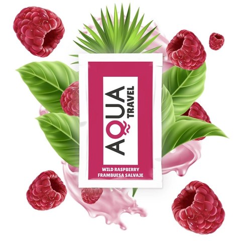 AQUA TRAVEL żel intymny na bazie wody dzika malina 6ml saszetka