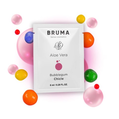 BRUMA Aloe Vera Żel nawilżający o smaku gumy balonowej 6 ml