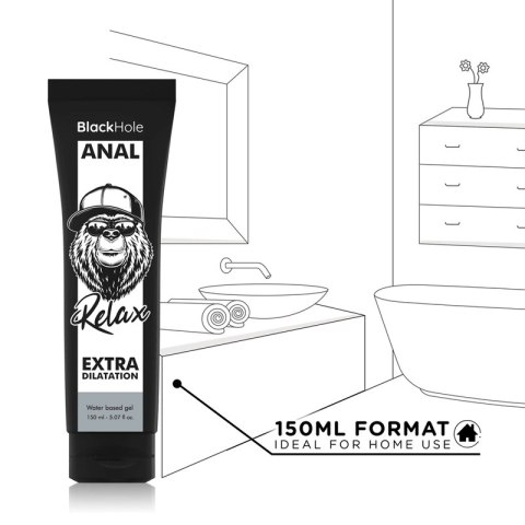 Black Hole żel relaksująco-rozszerzający na bazie wody 150 ml
