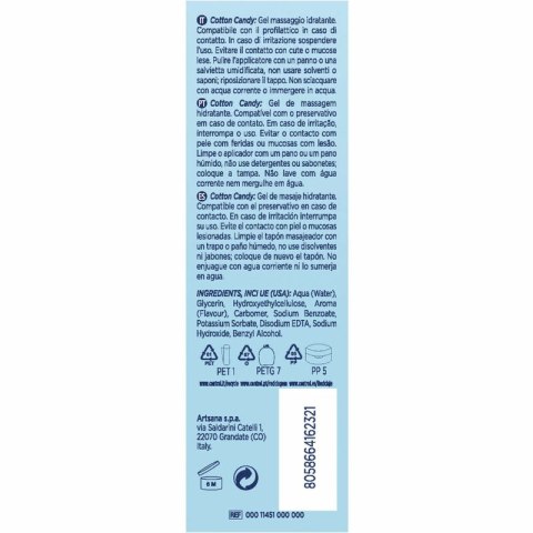CONTROL Cotton Candy Żel do masażu 3w1 200ml słodki zapach