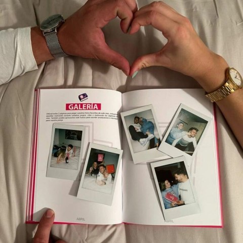 Coupletition Love Diary - Album wspomnień dla par, twarda oprawa, 136 stron