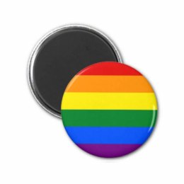 Diablo Picante Magnes Rainbow Pride 6x6 cm - Symbol Rowności i Otwartości