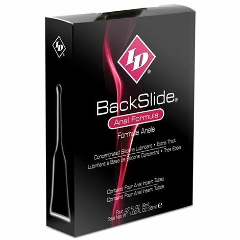 ID Backslide żel silikonowy do masażu - 4 tubki po 8 ml