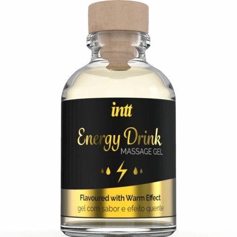 INTT Żel do masażu Energy Drink 30ml z efektem rozgrzewającym