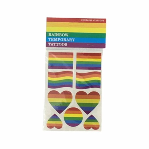 PRIDE Diablo Picante - Tatuaże okolicznościowe z flagą tęczową LGBT