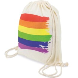 Pride Bawełniany Plecak z Motywem Tęczy LGBT - Lekki i Praktyczny