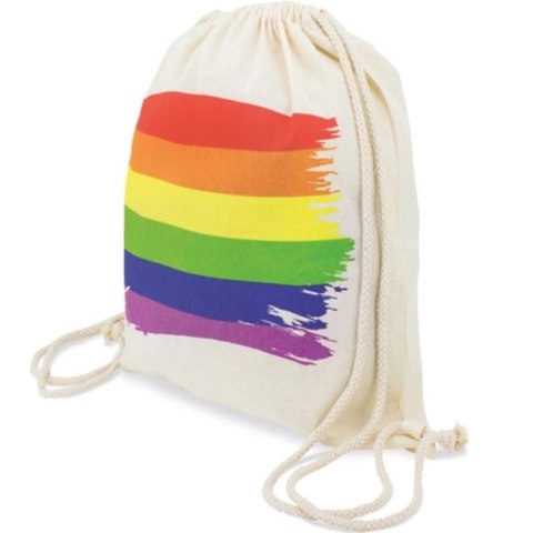 Pride Bawełniany Plecak z Motywem Tęczy LGBT - Lekki i Praktyczny
