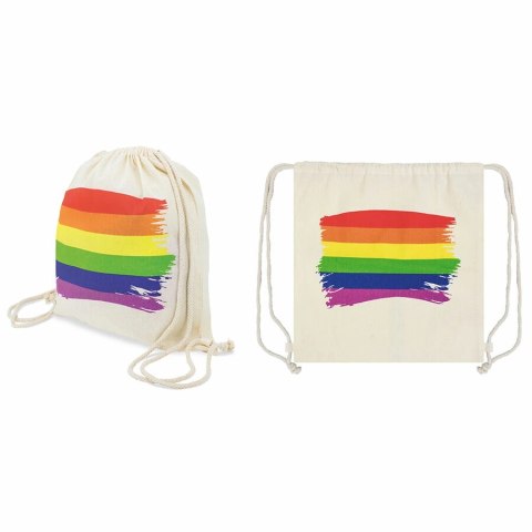Pride Bawełniany Plecak z Motywem Tęczy LGBT - Lekki i Praktyczny